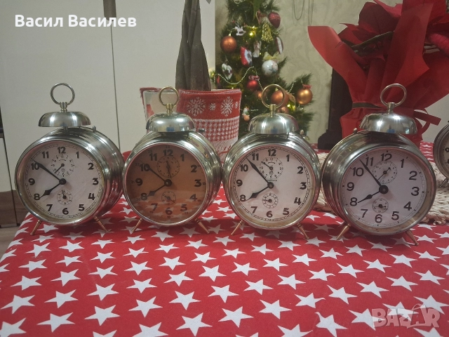 Продавам 4 броя немски будилници в колекционерски вид
