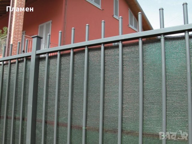 Оградна мрежа, пано засенчваща зелена с UV защита пази от слънце и градушка , снимка 2 - Огради и мрежи - 37348493