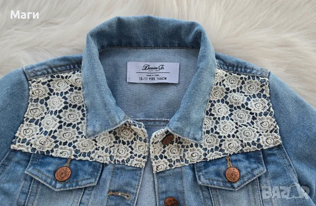 Детско дънково яке 10-11 години , снимка 6 - Детски якета и елеци - 48420790