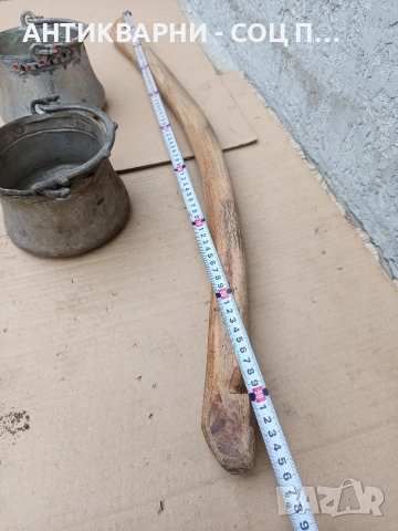 Комплект Соц Стара Ръчно Ковани Малки Медни Менчета С Кобилица. Номер 521., снимка 10 - Антикварни и старинни предмети - 53224988