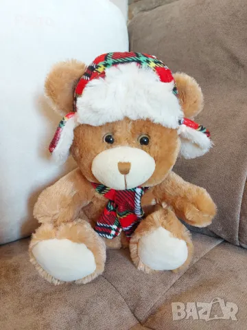 Плюшен мечок 🧸 25 см Amek НАМАЛЕНИЕ! Плюшено мече Амек мечо играчка мечка подарък заешки пух бежово