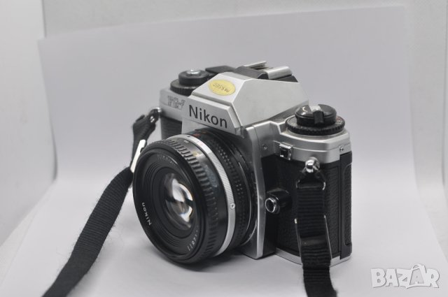 Фотоапарат Nikon FG-20 с обектив Nikkor 50mm f/1.8, снимка 5 - Фотоапарати - 43104294