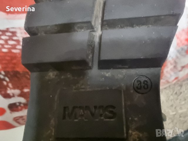  *Manas*Естествена кожа зимни ботуши 38, снимка 3 - Дамски ботуши - 43723959