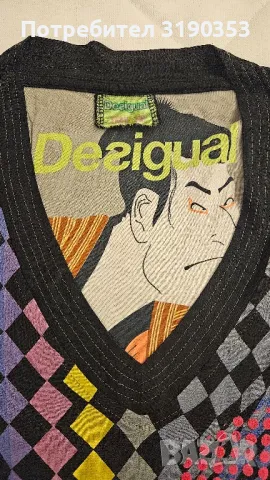 Дамска блуза Desigual , снимка 4 - Блузи с дълъг ръкав и пуловери - 47335998
