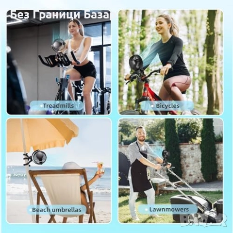 Нов Вентилатор за Бебе, Количка, Колa – 3 Скорости, Безопасен и Тих, снимка 7 - Други стоки за дома - 51488239