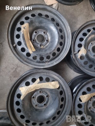 4бр.Желязни джанти за Опел Мокка,Шевролет 5х105х16цола, снимка 4 - Гуми и джанти - 39345258