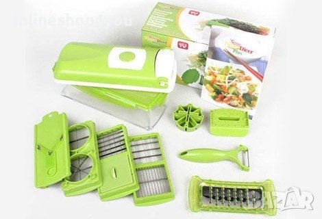 Многофункционално ренде Nicer Dicer Plus, снимка 4 - Други - 38022878