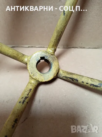 Соц Стара Овална Дръжка За Машини И Други., снимка 4 - Антикварни и старинни предмети - 49318573