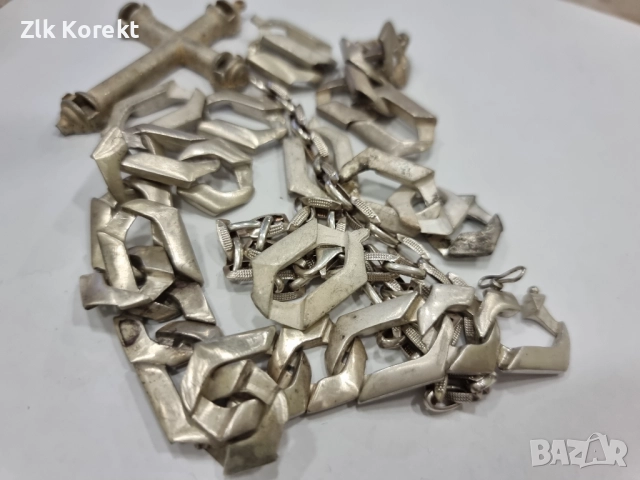 Сребро за материал, снимка 3 - Бижутерийни комплекти - 52071756