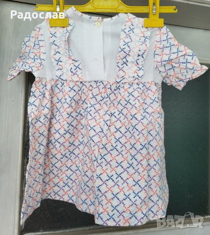 Продавам детска рокля нова къс ръкав  С етикета  Размери 86/52, снимка 2 - Бебешки рокли - 37890053