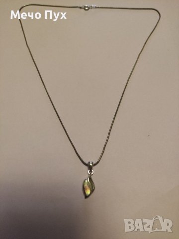 Сребърно колие (96), снимка 2 - Колиета, медальони, синджири - 39131295