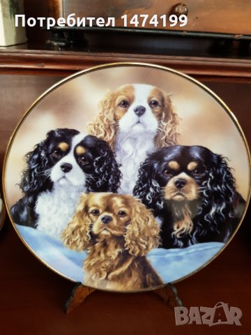 Декоративни чинии с кученца