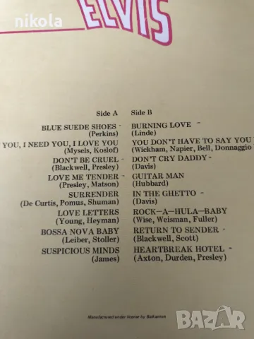 ELVIS - 10лв, снимка 2 - Грамофонни плочи - 49920857