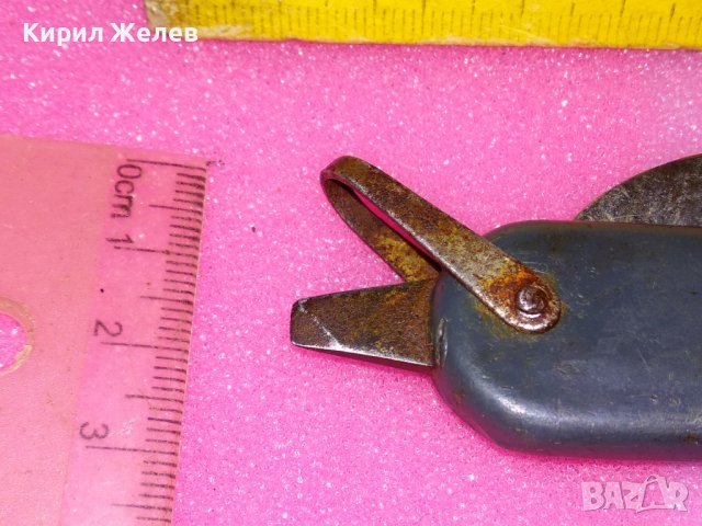 Стар РУСКИ ДЖОБЕН НОЖ - СН Комбинирано с ОТВЕРТКА Много РЯДКО НОЖЧЕ СССР За КОЛЕКЦИЯ 38421, снимка 3 - Колекции - 44018972
