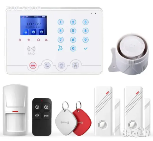 Безжична 4G WiFi или SIM алармена система Wolf-Guard, Tuya Smartlife APP, снимка 2 - Аналогови камери - 48930584