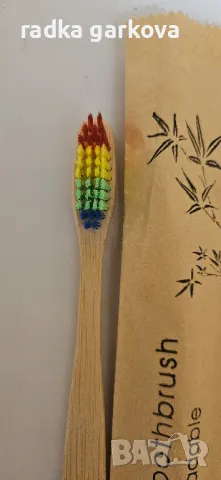 Бамбукова четка за зъби, снимка 2 - Други - 48851752