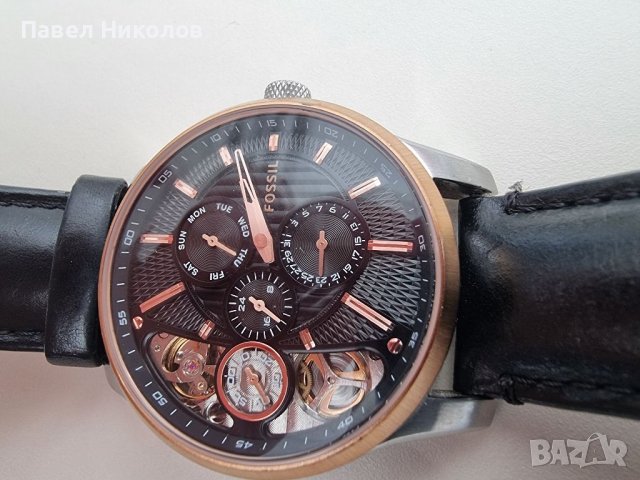 Полуавтоматичен часовник Fossil, снимка 2 - Мъжки - 39778543