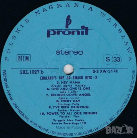 England’s Top 20 Smash Hits – 2 , снимка 4 - Грамофонни плочи - 28291260