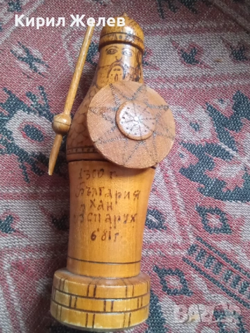 Дървена фигурка на хан Аспарух 53670