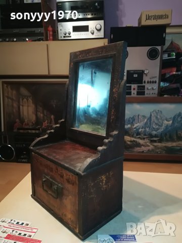 АНТИКА СТАРО ОГЛЕДАЛО С ЧЕКМЕДЖЕ 0605231929, снимка 12 - Антикварни и старинни предмети - 40612607