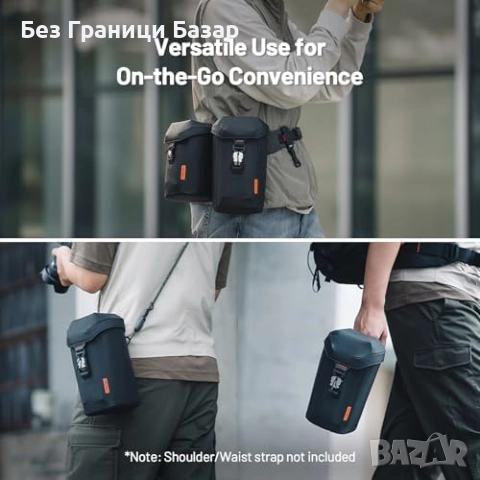 Нова чанта Калъф за обектив DSLR с магнитно закопчаване и омекотена подплата, снимка 5 - Чанти, стативи, аксесоари - 52630222