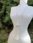 Перлена огърлица дълга, снимка 3