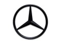 Черна/Хромирана Емблема Звезда за багажник Mercedes W204 - A2047580058, снимка 3