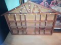 дървена къща с много отвори за бижута-колекция, снимка 4
