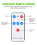 Водоустойчива соларна LED лампа със сензор за движение и дистанционно, снимка 4