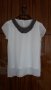 Тънка бяла блузка, снимка 1 - Тениски - 37692155