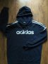 adidas Essential 3 Stripe Hoodie - страхотно мъжко горнище , снимка 5