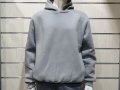 Нов мъжки сив суичър с качулка и джобчета, снимка 5