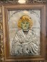 Стара гръцка икона - Св. Никола №2698, снимка 2
