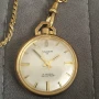 Позлатен джобен часовник ANKER, снимка 2