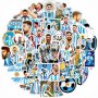 Водоустойчиви стикери 50х бр -Leo Messi/Лео Меси/Футбол, снимка 1
