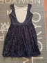 Тъмносиня рокля ZARA с гол гръб., снимка 2