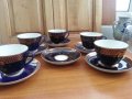 Руски порцелан чаши за чай кобалт лфз, снимка 5