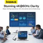 Хъб USB-C 6-в-1 Baseus Metal Gleam 2 Series, 2 x USB 3.0 + USB-C + HDMI + USB-C PD + Ethernet RJ45, снимка 5