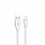 Кабел Lightning към USB за iPhone 5, 6, 7, 10 X 11 LdNio LS362 - 2м. iPad 4 & iPad Mini бял