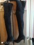 Италиански чизми естествен велур , снимка 1 - Дамски ботуши - 43818263