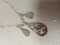 Много красиво сребърно филигранно колие, снимка 7