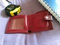 Портфейл естествена кожа керемида 101х96мм, снимка 3