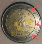 Редки евро монети с дефекти , снимка 10