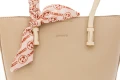 Класическа дамска чанта AMORE Eleonora - Beige, снимка 2