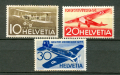 Швейцария 1944 -въздушна поща "самолети" чиста комплектна серия