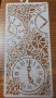 Часовник Часовници шаблон стенсил спрей за торта Scrapbooking, снимка 2