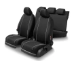 Универсални калъфи за седалки – 12 части, черни, снимка 1