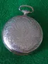 СТАРА КРАСИВА ОРНАМЕНТИРАНА СРЕБРИСТА КАСА за ДЖОБЕН ЧАСОВНИК / ПРАЗНА е! 36669, снимка 13
