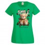 Дамска тениска bear SMILE,Мече,Меченце,Животно, Играчка,Изненада,Подарък,Повод,, снимка 7