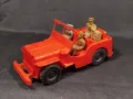 СТАРА РЕТРО ПЛАСТМАСОВА КОЛА ИГРАЧКА JEEP WILLYS, снимка 1